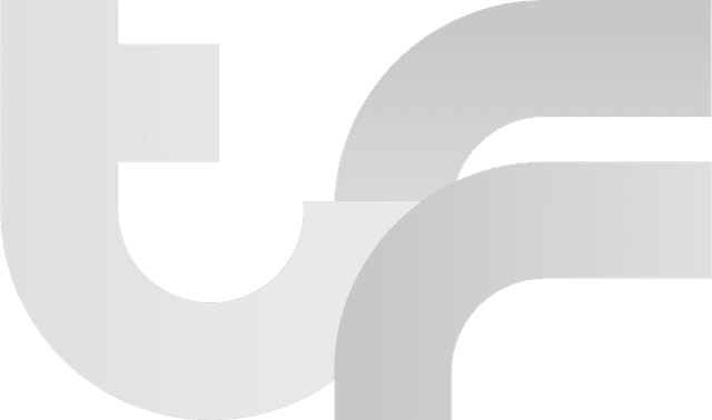 techniflows 가로형 그레이스케일 로고